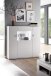Beistellschrank >Amora< in weiß aus DBS Holzwerkstoff/MDF - 120x124x38cm (BxHxT)
