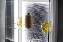 Beistellschrank >AMORA< in weiß matt - 60x208x38 (BxHxT)