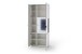 Beistellschrank >Amora< in weiß matt - 90x208x38 (BxHxT)