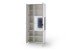 Beistellschrank >Amora< in weiß matt - 90x208x38 (BxHxT)