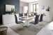 Beistellschrank >Amora< in weiß matt - 90x208x38 (BxHxT)