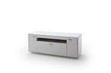 TV-Schrank >Amora< in weiß matt aus Holzwerkstoff - 150x60x51cm (BxHxT)