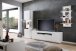 TV-Schrank >Amora< in weiß matt aus Holzwerkstoff - 195x60x51cm (BxHxT)