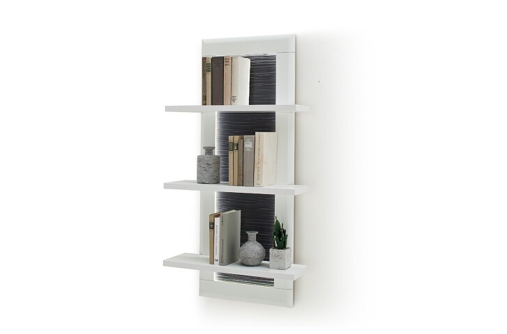 Ablageelement >Amora< in weiß matt aus Holzwerkstoff - 60x118x22cm (BxHxT)