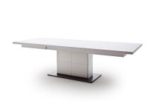 Esstisch >Amora< in Weiß matt aus Holzwerkstoff - 180x77x100cm (BxHxT)