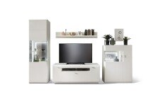 Schrank-Set >Amora< in weiß matt aus...