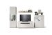 Schrank-Set >Amora< in weiß matt aus Holzwerkstoff - 320x208x50cm (BxHxT)