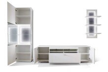 Schrank-Set >Amora< in weiß matt aus...