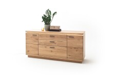 Beistellschrank >Barceloni< in Balkeneiche Bianco...