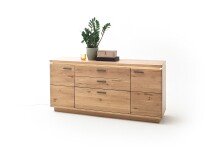 Beistellschrank >Barceloni< in Balkeneiche Bianco...
