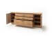 Beistellschrank >Barceloni< in Balkeneiche Bianco aus Holz - 210x84x44cm (BxHxT)