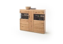 Beistellschrank >Barceloni< in Balkeneiche Bianco...
