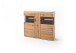 Beistellschrank >Barceloni< in Balkeneiche Bianco aus Holz - 150x128x37 (BxHxT)