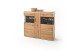 Beistellschrank >Barceloni< in Balkeneiche Bianco aus Holz - 150x128x37 (BxHxT)