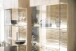 Beistellschrank >Barceloni< in Balkeneiche Bianco aus Holz - 50x204x37cm (BxHxT)