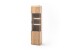 Beistellschrank >Barceloni< in Balkeneiche Bianco aus Holz - 50x204x37cm (BxHxT)