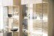 Beistellschrank >Barceloni< in Balkeneiche Bianco aus Holz - 50x204x37cm (BxHxT)