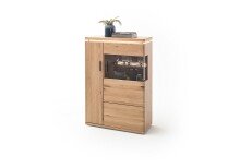 Beistellschrank >Barceloni< in Balkeneiche Bianco...
