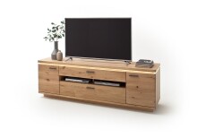 TV-Schrank >Barceloni< in Balkeneiche Bianco aus...
