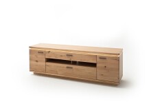 TV-Schrank >Barceloni< in Balkeneiche Bianco aus...