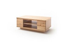 Ablagetisch >Barceloni< in Balkeneiche Bianco aus Holz - 115x44x65cm (BxHxT)