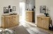 Beistellschrank >Barceloni< in Balkeneiche Bianco aus Holz - 150x95x38cm (BxHxT)