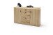 Beistellschrank >Barceloni< in Balkeneiche Bianco aus Holz - 150x95x38cm (BxHxT)