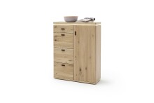 Beistellschrank >Barceloni< in Balkeneiche Bianco...
