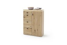 Beistellschrank >Barceloni< in Balkeneiche Bianco...