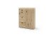 Beistellschrank >Barceloni< in Balkeneiche Bianco aus Holz - 100x128x38 (BxHxT)