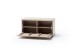 Bank >Barceloni< in Balkeneiche Bianco aus Holz - 90x47x38cm (BxHxT)