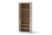 Garderobenschrank >Barceloni< in Balkeneiche aus Holz - 75x204x38cm (BxHxT)