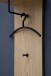 Garderobenhaken >Barceloni< in Eiche Bianco aus Holz - 34x168x30cm (BxHxT)