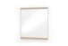 Dekospiegel >Barceloni< in Eiche Bianco aus Holz - 75x82x3cm (BxHxT)