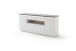 Beistellschrank >Bello< in Weiß matt aus Holzwerkstoff - 180x81x44cm (BxHxT)