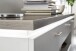 Beistellschrank >Bello< in Weiß matt aus Holzwerkstoff - 180x81x44cm (BxHxT)