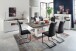 Beistellschrank >Bello< in Weiß matt aus Holzwerkstoff - 180x81x44cm (BxHxT)