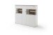 Beistellschrank >Bello< in Weiß matt aus Holzwerkstoff - 150x125x37cm (BxHxT)