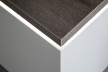 Lowboard >Bello< in Weiß matt aus Holzwerkstoff - 210x65x50cm (BxHxT)