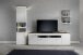 MCA Furniture >MARBELLA< in Weiß-Amberg Eiche - 270x208x50 (BxHxT)