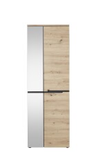 Garderobenschrank >Meagan< in Artisan Eiche - 65x192x38cm (BxHxT)
