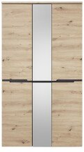Garderobenschrank >Meagan< in Artisan Eiche - 105x192x38cm (BxHxT)