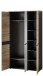 Garderobenschrank >Meagan< in Artisan Eiche - 105x192x38cm (BxHxT)