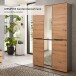 Garderobenschrank >Meagan< in Artisan Eiche - 105x192x38cm (BxHxT)