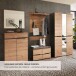 Garderobenschrank >Meagan< in Artisan Eiche - 105x192x38cm (BxHxT)
