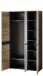 Garderobenschrank >Meagan< in Artisan Eiche - 105x192x38cm (BxHxT)