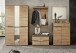 Garderobenschrank >Meagan< in Artisan Eiche - 105x192x38cm (BxHxT)
