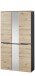 Garderobenschrank >Meagan< in Artisan Eiche - 105x192x38cm (BxHxT)