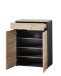 Schuhschrank >Meagan< in Artisan Eiche - 80x107x38cm (BxHxT)