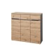 Schuhschrank >Meagan< in Artisan Eiche - 120x107x38cm (BxHxT)